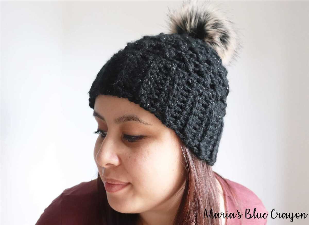 Bulky yarn slouchy hat pattern knit