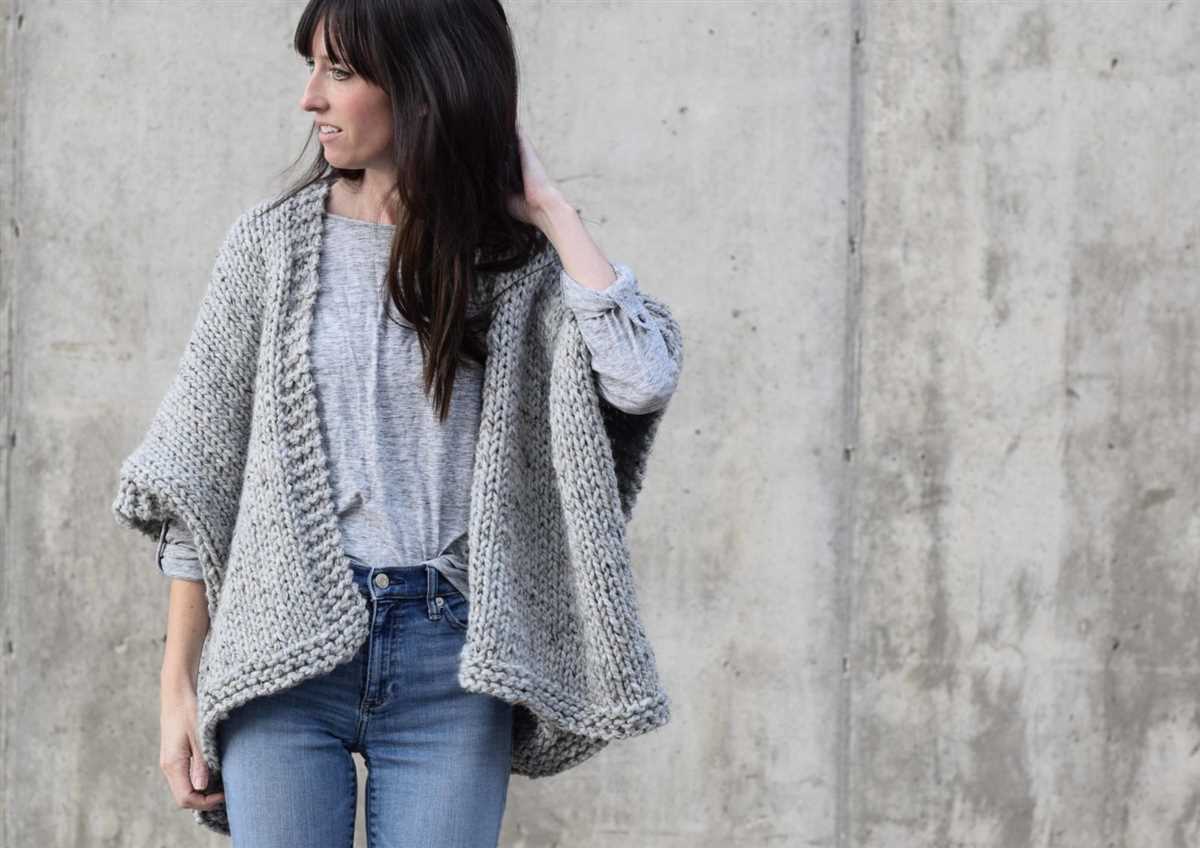 Knit ruana pattern free