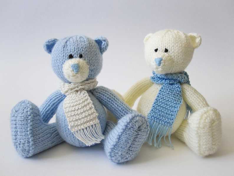 Easy knit bear pattern