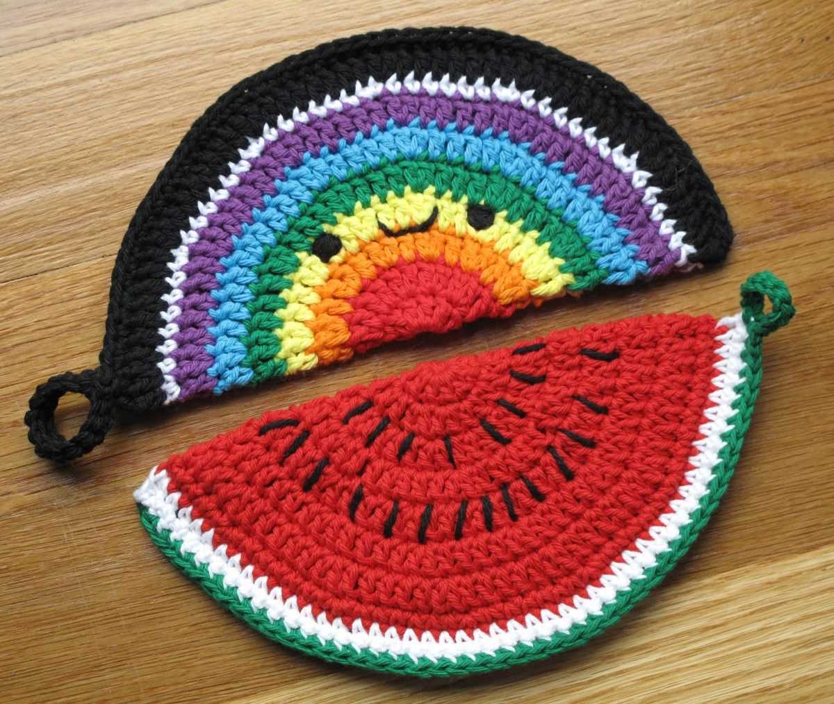 Potholder patterns knitting