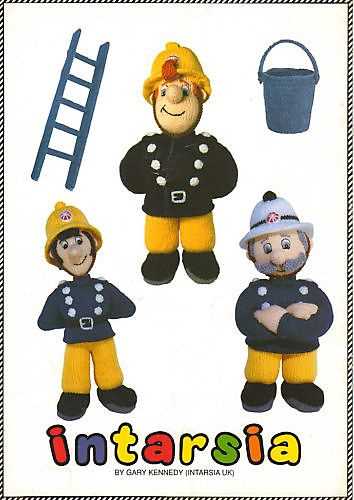 Knitted fireman pattern