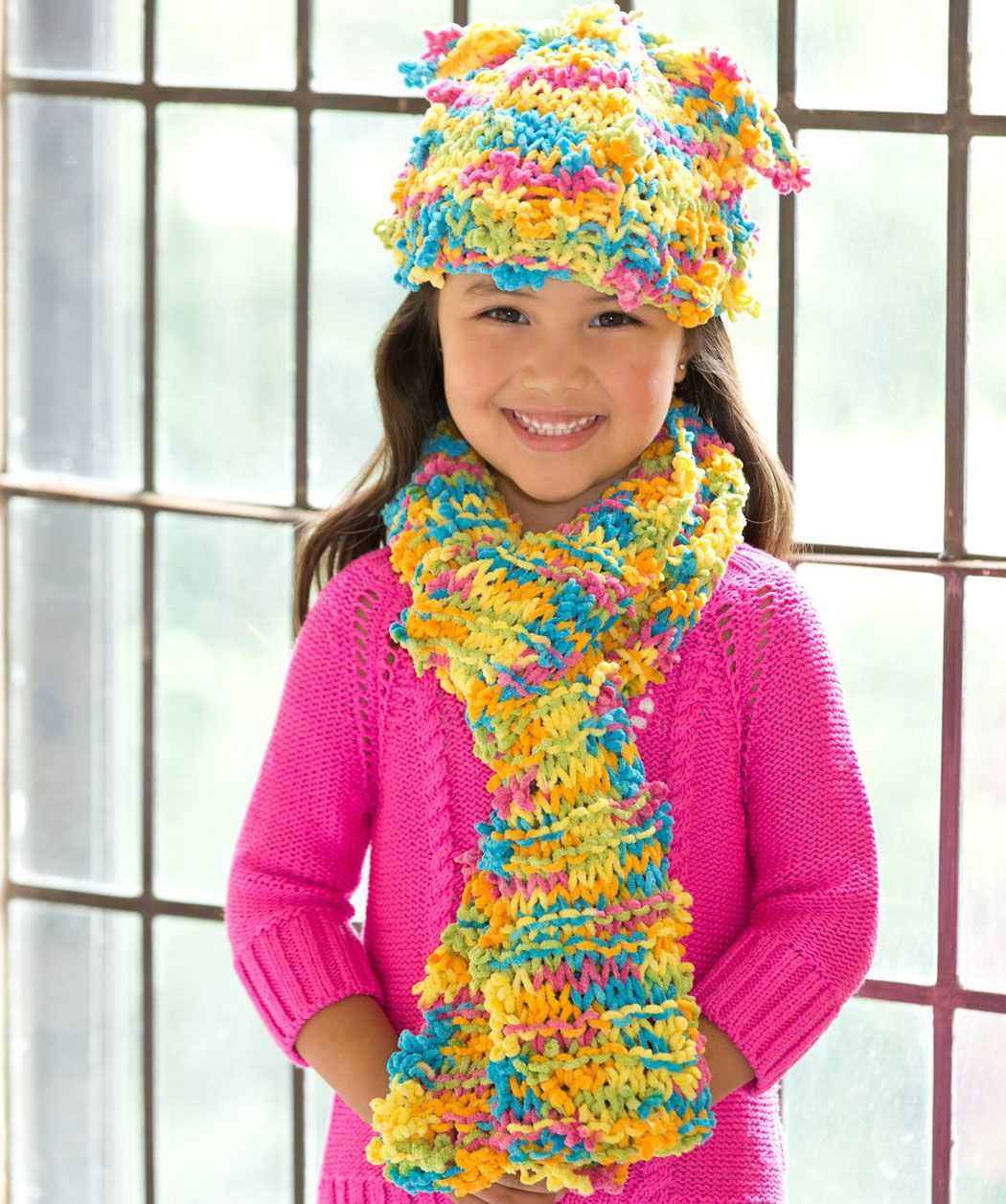 Free easy knit hat scarf patterns