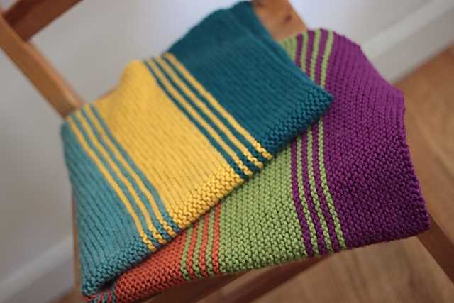 Lap blanket knit pattern