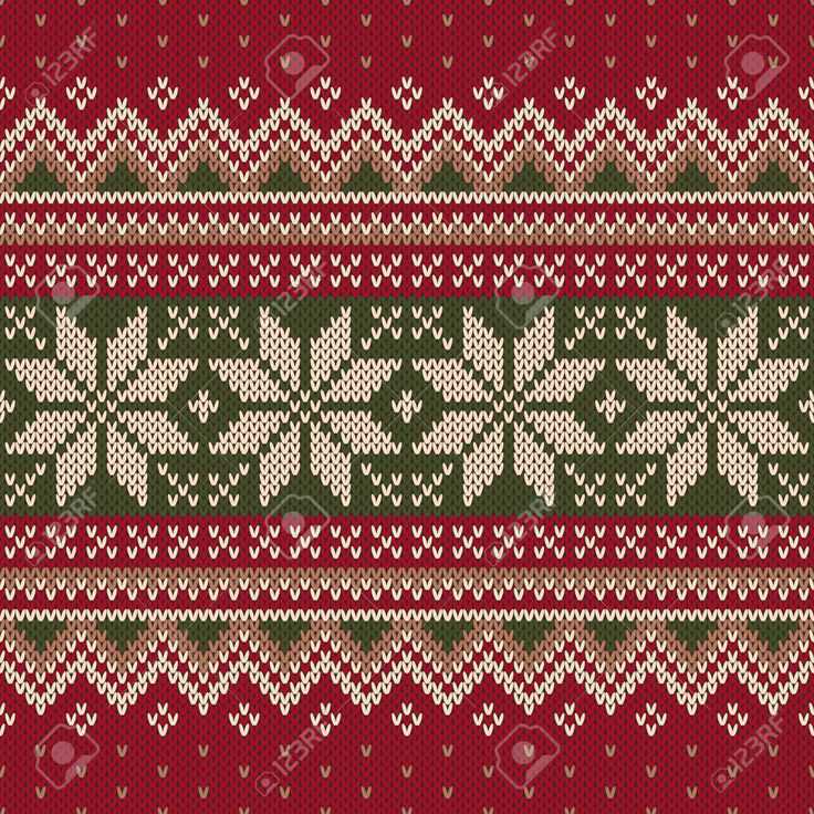 Fair isle christmas knitting patterns