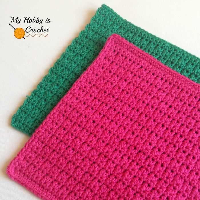 Beginner easy knit dishcloth pattern